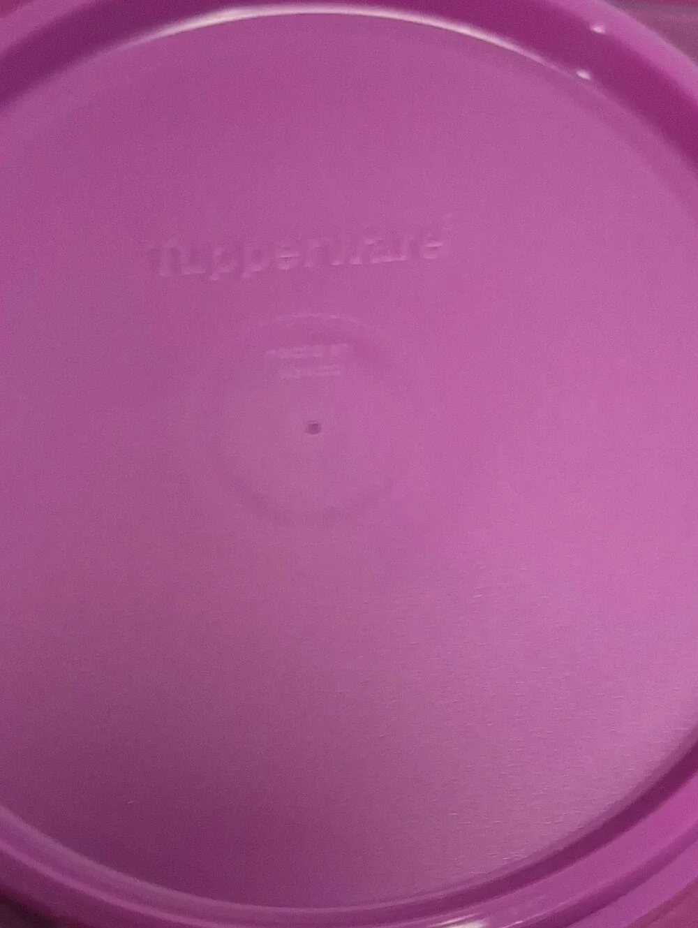 Tupperware Purple Snack Tray with White Lid